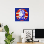 Hillary Clinton POSTER afdrukken (Thuiskantoor)