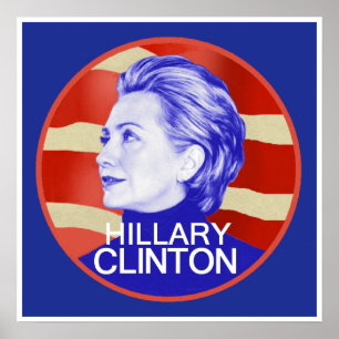 Hillary Clinton POSTER afdrukken