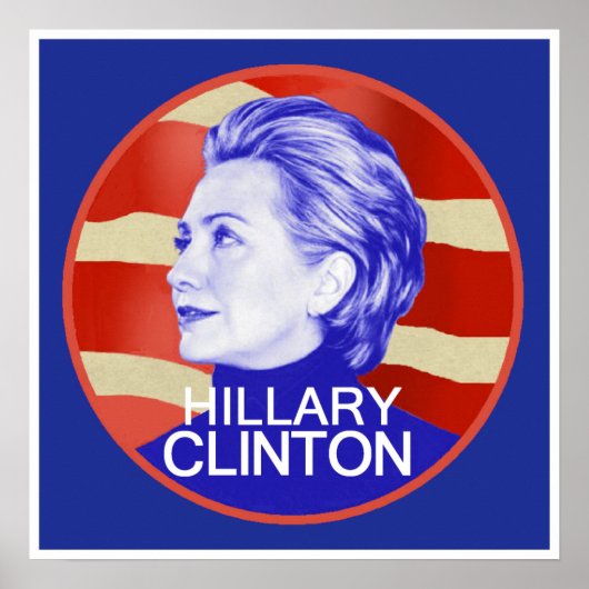 Hillary Clinton POSTER afdrukken (Voorkant)