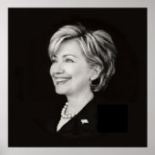 Hillary Clinton POSTER afdrukken (Voorkant)
