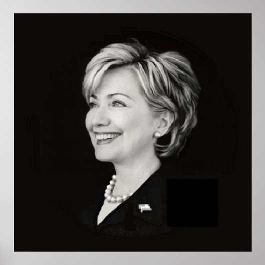 Hillary Clinton POSTER afdrukken (Voorkant)