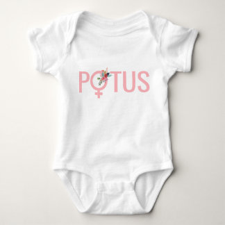 Hillary Clinton POTUS Baby Feministische Baby Romper