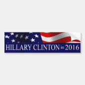 Hillary Clinton President 2016 Bumpersticker (Voorkant)