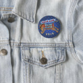 Hillary Clinton President 2016 Democraat Donkey 2 Ronde Button 5,7 Cm (In situ)