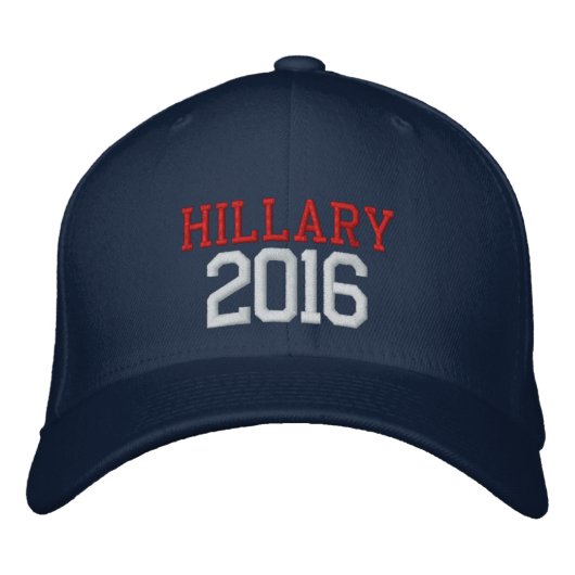 Hillary Clinton President 2016 Geborduurde Pet (Voorkant)