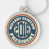 Hillary Clinton President 2016 Sleutelhanger (Voorkant)