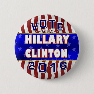 Hillary Clinton President 2016 Verkiezingsdemocraa Ronde Button 5,7 Cm