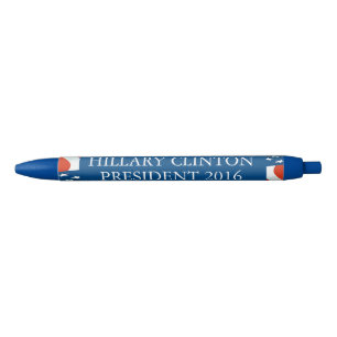 Hillary Clinton President 2016 Zwarte Inkt Pen
