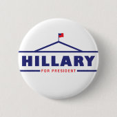 Hillary Clinton President in de Button van 2016 (Voorkant)