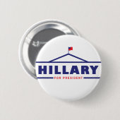 Hillary Clinton President in de Button van 2016 (Voorkant /achterkant)