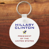 Hillary Clinton President V2 Sleutelhanger (Voorkant)