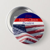 Hillary Clinton President van Hillary Clinton4u 20 Ronde Button 7,6 Cm (Voorkant /achterkant)