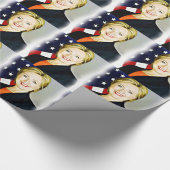 Hillary Clinton-President van USA_ Cadeaupapier (Hoek)