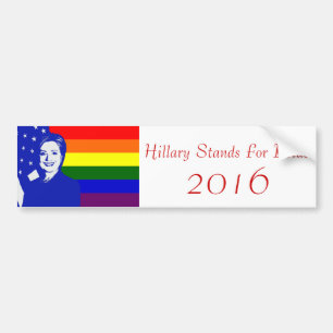 Hillary Clinton Pride 2016 Bumpersticker