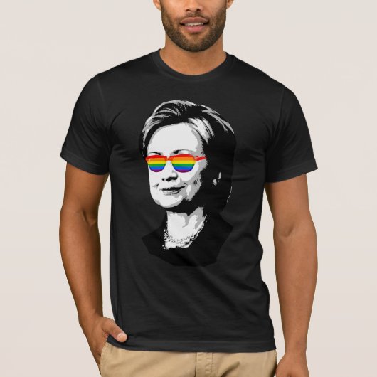 Hillary Clinton Pride 2020 T-shirt (Voorkant)
