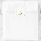 HILLARY CLINTON PRIDE - PNG.nl Ronde Sticker (Tas)