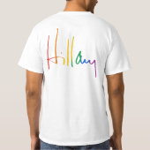 HILLARY CLINTON PRIDE -.png T-shirt (Achterkant)