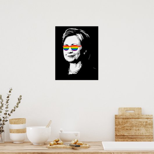 Hillary Clinton Pride Poster (Keuken)