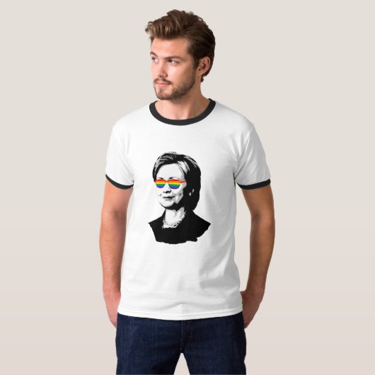 Hillary Clinton Pride T-shirt (Voorkant volledig)