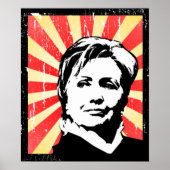 HILLARY CLINTON PROPAGANDA POSTER (Voorkant)