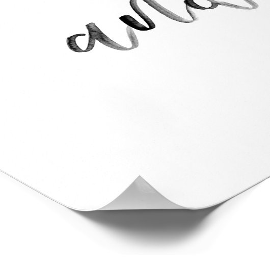 Hillary Clinton Quote Nursery Poster in Waterverf (Hoek)