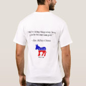 Hillary Clinton Quote T-shirt (Achterkant)