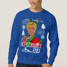 Hillary Clinton Red Ugly KerstSweater Trui