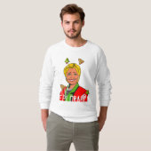 Hillary Clinton Red Ugly KerstSweater Trui (Voorkant volledig)