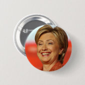 Hillary Clinton Ronde Button 5,7 Cm (Voorkant /achterkant)