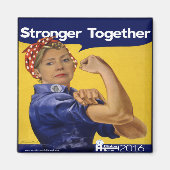 Hillary Clinton samen sterker Magneet (Voorkant)