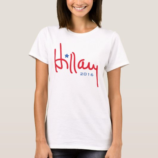 Hillary Clinton Signature T-shirt (Voorkant)