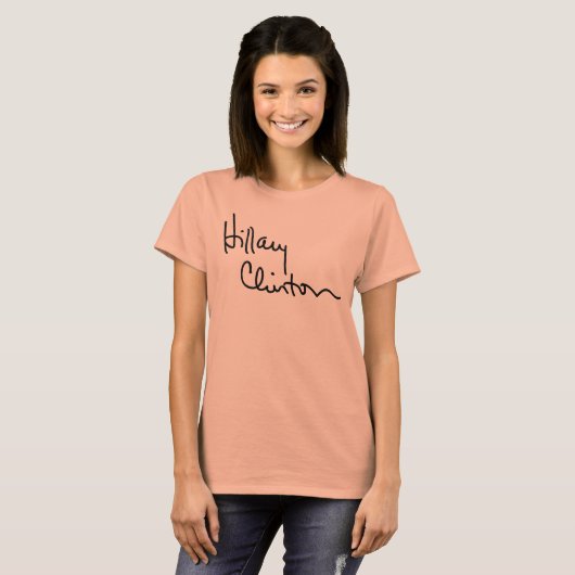 Hillary Clinton Signature T-shirt (Voorkant volledig)
