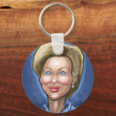 Hillary Clinton Sleutelhanger (Voorkant)
