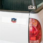 hillary clinton sterren en strepen bumpersticker (Op Truck)