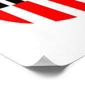 hillary clinton sterren en strepen poster (Hoek)