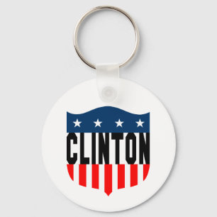 hillary clinton sterren en strepen sleutelhanger