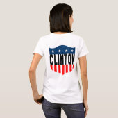 hillary clinton sterren en strepen t-shirt (Achterkant volledig)