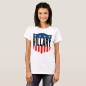 hillary clinton sterren en strepen t-shirt (Voorkant volledig)