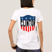 hillary clinton sterren en strepen t-shirt (Achterkant)