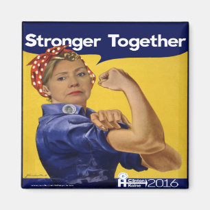 Hillary Clinton Stronger Together Magneet