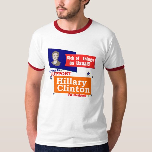 Hillary Clinton T-shirt (Voorkant)
