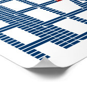 hillary clinton tekstStacks Poster (Hoek)