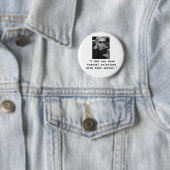Hillary Clinton: Textuele serverrelaties Ronde Button 5,7 Cm (In situ)