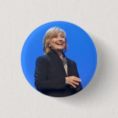 Hillary Clinton the Champion - Buttonnen Ronde Button 3,2 Cm (Voorkant)