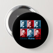 Hillary Clinton Tim Kaine 2016 - Block Art - Ronde Button 4,0 Cm (Voorkant /achterkant)