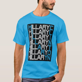 Hillary Clinton type stack T-shirt