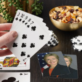 Hillary Clinton-verkiezing 2016-spelstandaard Speelkaarten (Insitu)