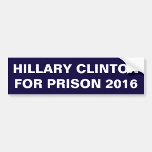 Hillary Clinton voor Bumpersticker in de gevangeni