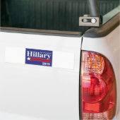 Hillary Clinton voor de Bumpersticker van Presiden (Op Truck)