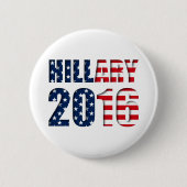 Hillary Clinton voor de Button van president 2016 (Voorkant)